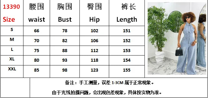 Jumpsuits Women Denim One Piece Sleeveless Overalls Wide Leg Long Pants High Waist Rompers Y2k Streetwear Jumpsuit Summer 2025