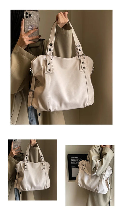 Female Hobo Handbag Large Capacity Shoulder Bags Big Stylsih Tote Bag Ladies Soft Leather Hobos Messenger Bags Women Сумочки