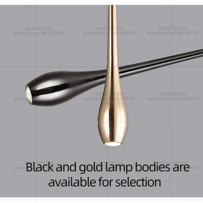 Minimalist LED Chandelier Luxurious Modern Living Room Lighting Duplex Attic Home Decoration Dining Room Staircase Pendant Light