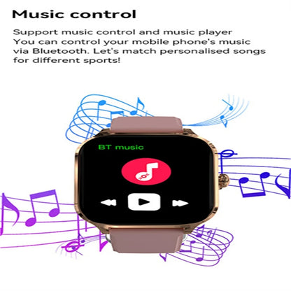 Sports Smartwatch For Women and Men HD Screen Phone Call Music Message Preview Weather Smart Watches Compatible with Android iOS