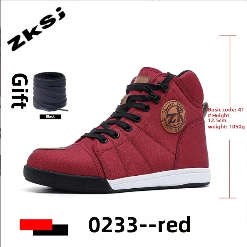 Hot Motorcycle Boots Motos Riders Protective Boots Waterproof Non-slip Motocross Mountain Racing Shoes Casual Shoes