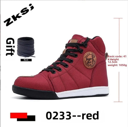 Hot Motorcycle Boots Motos Riders Protective Boots Waterproof Non-slip Motocross Mountain Racing Shoes Casual Shoes