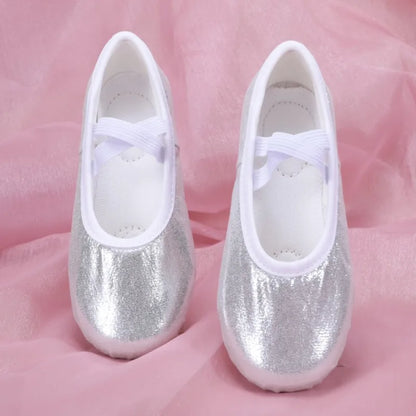 Casual Children's Ballet Shoes Pointe Dance Wear Stage Kids Shoeses Ballerina Shoes Girls Dancing Shoes Yoga Elegant