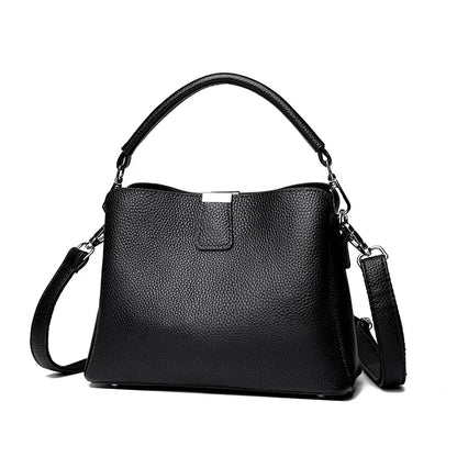 100% Genuine Leather Women Handbags Cowhide Women Shoulder bag Fashion Luxury Ladies Messenger Bags High Quality Female Tote bag