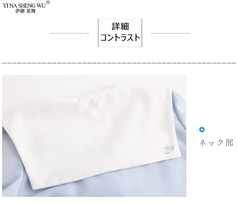 Japanese School JK Uniform Long Short Sleeve Shirt Pleated Skirt Suits Teenage Girls Cheerleading Chorus Party Sailor Uniforms