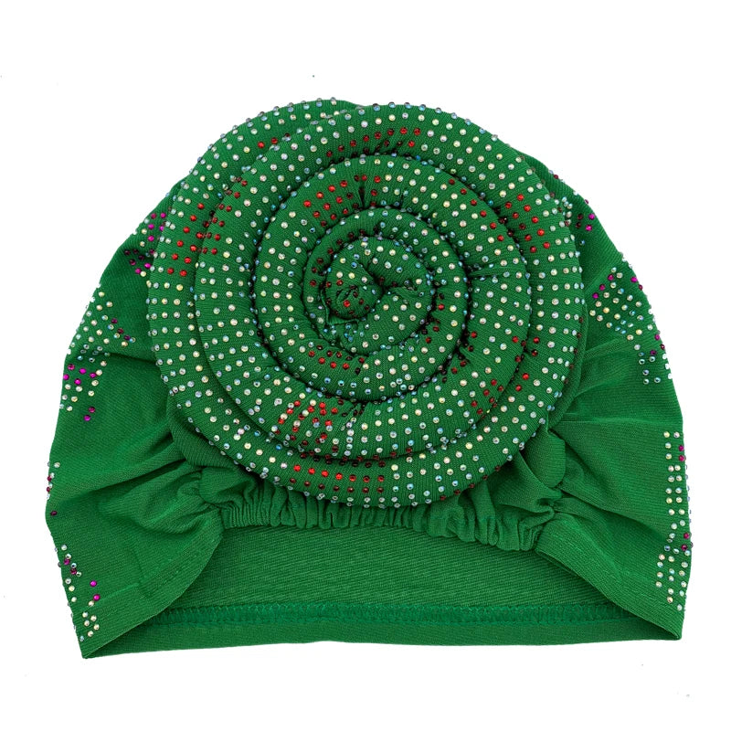 Summer Breathable Turban Cap for Women Muslim Under Scarf Cap African Lady Head Wraps Bonnet