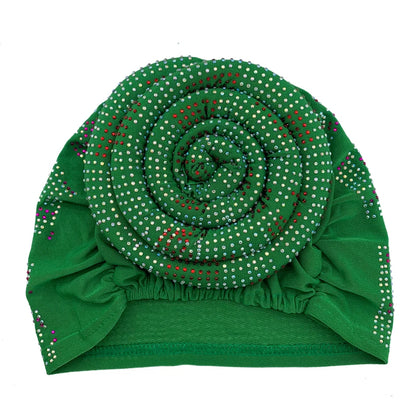 Summer Breathable Turban Cap for Women Muslim Under Scarf Cap African Lady Head Wraps Bonnet