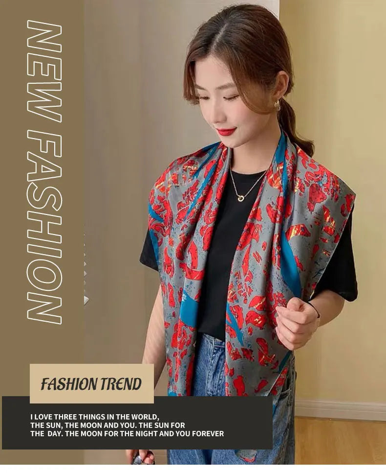 Women's Ethnic Style Printing Shawl Casual Fashion Scarf Travel Photo Outdoor Beach Scarf Shawl
