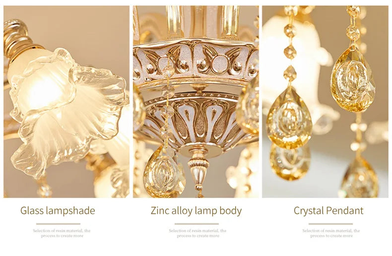 Nordic Modern Luxury Ceiling Chandelier Lighting 2025 Lustre Living Room Hotel Villa Lobby Crystal Hanging Lamp Luminaria Lights