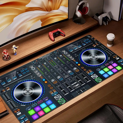 Radio Dj Workbench Large Gaming Mousepad Keyboard Gamer Mouse Pad on The Table Speed Desk Mat Anime 900x400 1000x500 Mouse Mat