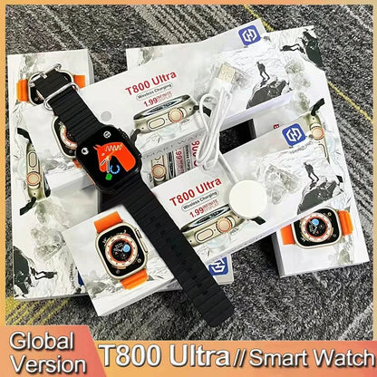 Wholesale Original T800 Ultra Smart Watch Men 49mm Series 8 AMOLED Screen NFC Compass Waterproof Watch IWO Ultra 9 Smartwatch