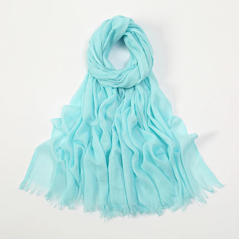 55 Color 110x180cm Big Size Modal Muslim Jersey Hijab Women Solid Scarf Ramadan Long Shawl Plain Soft Turban Wraps Headband