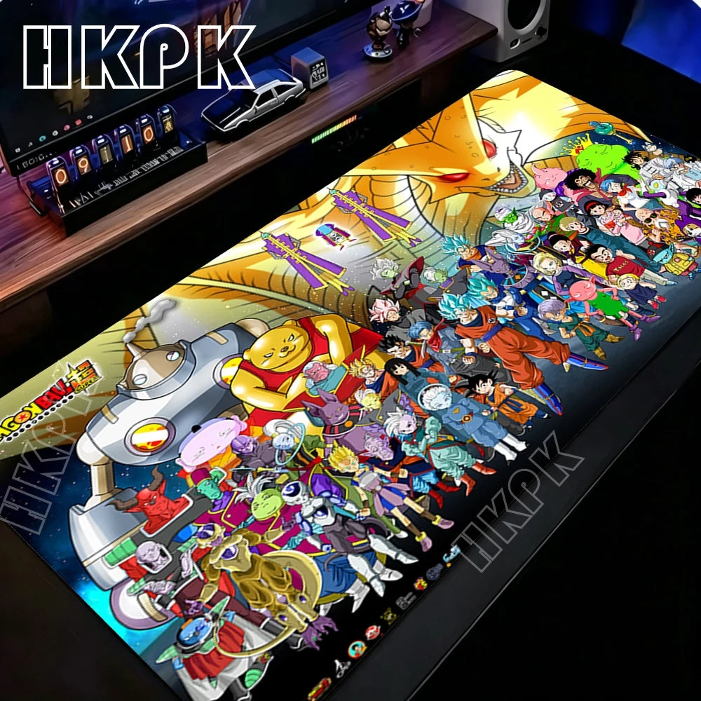 Anime Keyboard Gaming Accessories Laptop Office Carpet XXL Durable Gamer Mousepad Cool Dragon Ball Super Rubber Non-slip Deskmat