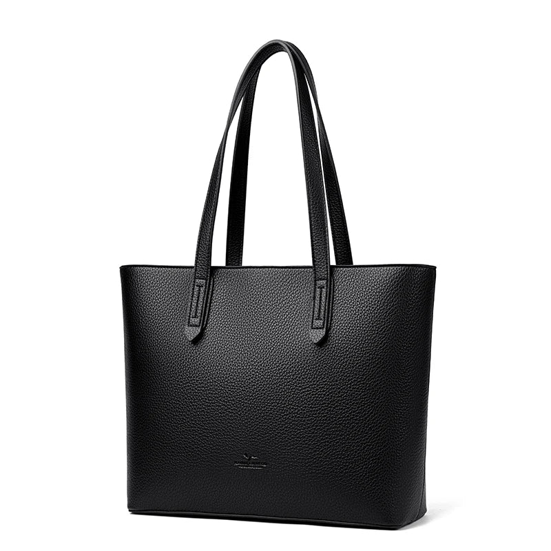 Genuine High Quality Large Capacity Shoulder Bag Female Tote Bag New Luxury Designer Handbag For Fashion Women Brand Shopper Bag