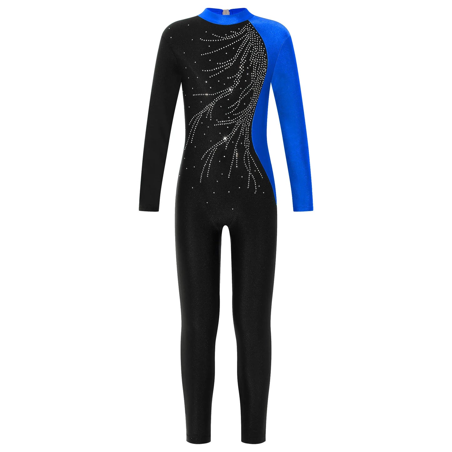 Kids Girls Long Sleeve Gymnastics Leotard Bodysuit Teens Gymnastics Jumpsuit for Girl Children Ballet Dance Costume Dancewear