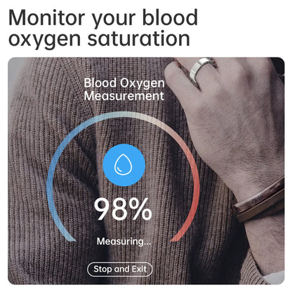 2026 Smart Ring Heart Rate Blood Pressure Monitor Health Ring 5ATM Waterproof Bluetooth Call  Men Women For Gifts
