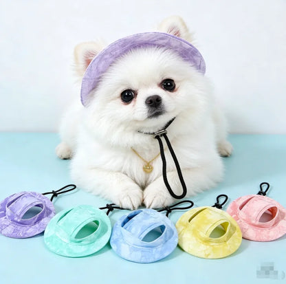 Pet Hat with Ear Holes Sunscreen Baseball Cap for Large Medium Small Dogs Cap Sun Hat for Cat Outdoor Hiking Hat Pet Products