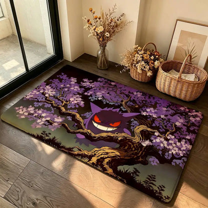 Anime Cute G-Gengar Carpet Bathroom Anti-slip Mat Door Mat Home Decoration Mat Entrance Door Mat Scratch-resistant Door Mat