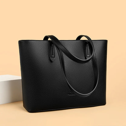 Genuine High Quality Large Capacity Shoulder Bag Female Tote Bag New Luxury Designer Handbag For Fashion Women Brand Shopper Bag