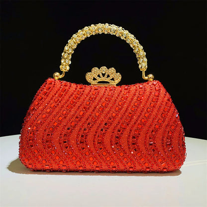 Elegant Purse Trend Luxury Designer Chain Shoulder Bag Women's Handbags Wallets Evening Bags for Wedding Bolso 2026 New Gift