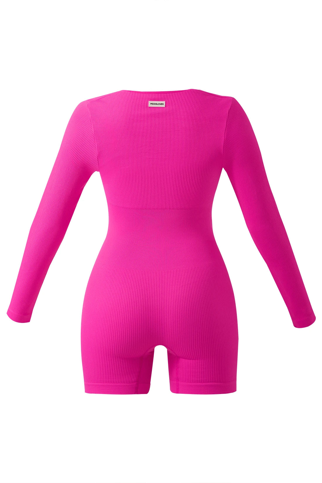 Women Jumpsuits Workout Seamless Yoga Ribbed Bodycon One Piece Sportwears Long Sleeve Short Leggings Romper Jumpsuit Femme