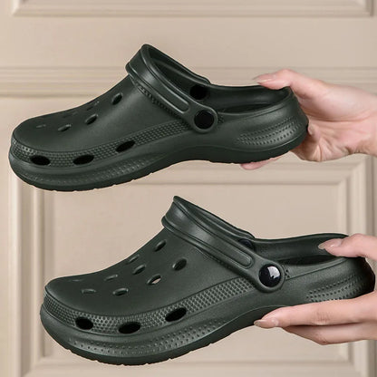 2026Summer Men Clogs Sandals Men's and Women's Leisure Slippers Beach Slides Home Garden Shoes Outdoor Sandals Plus Size46 47 48