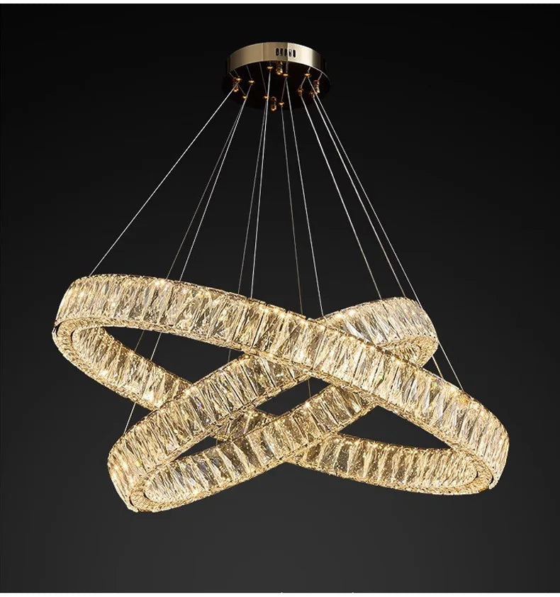 Luxury Crystal Chandeliers Dining Table Light Chandelier Ceiling Light Fixtures Lighting for Living Room Chandeliers Lights Lamp