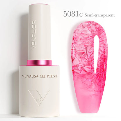 Venalisa 10ml HEMA TPO Free Red Cat Eye Gel Polish Soak Off UV LED Magnetic Nail Polish Diamond Top Long Wear Gel Varnish