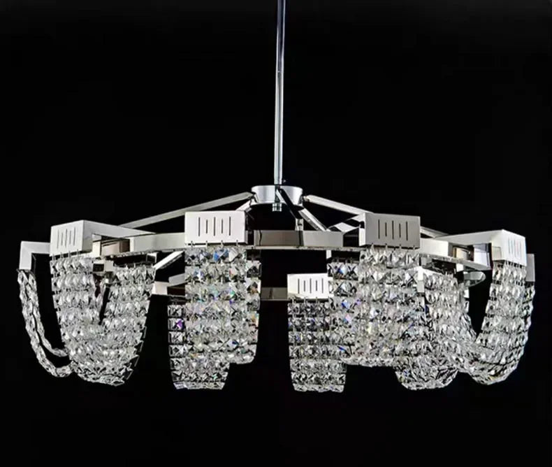 2025 New Home DecorationPendant Lights Luxury Crystal Living Room Chandelier Bedroom Pendant Lamp Ceiling Light  Indoor Lighting