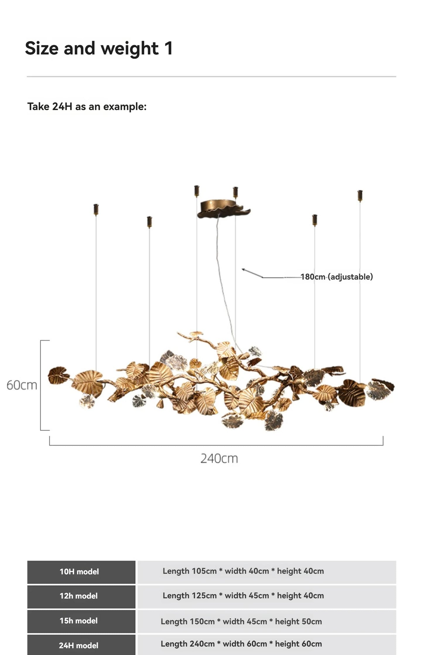 Luxury Copper Branch Chandelier Dining Table Retro Restaurant Light with Leaf Crystal Pendant Lamp Living Room Bar Kitchen Vila