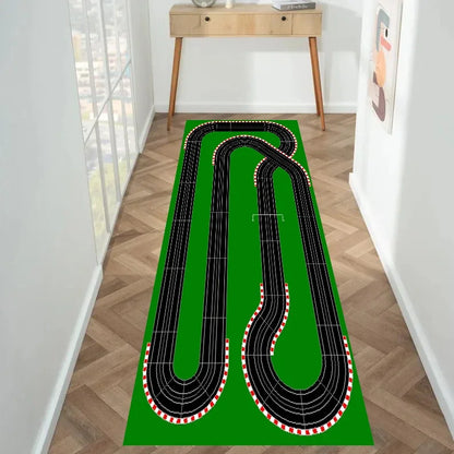 Racing Track Runner Rug Children's Soft Climbing Mat City Road Carpet City Traffic Game Floor Mat Home Decoration