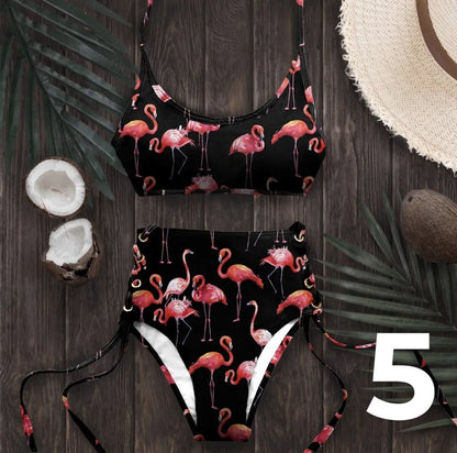 Bandage Bikini Sport Swimwear Women Swimsuit High Waist Bikini Set Push Up Maillot De Bain Femme Beachwear 2026 Bathing Suit