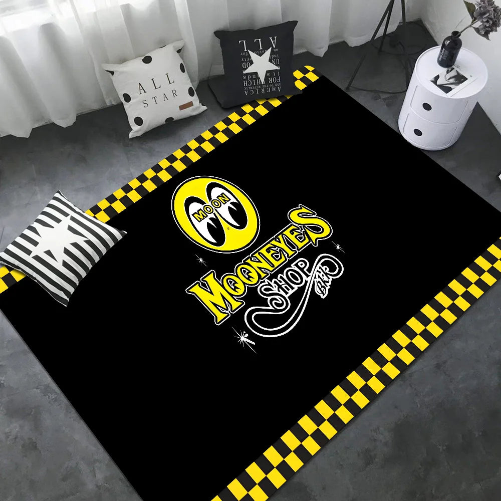 Mooneyes Door Mat Washable Non-Slip Living Room Sofa Chairs Area Mat Kitchen Welcome Doormat