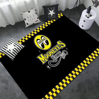 Mooneyes Door Mat Washable Non-Slip Living Room Sofa Chairs Area Mat Kitchen Welcome Doormat