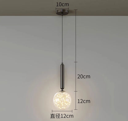 1 PC Modern Home Decor LED Lights Bedroom Lamp Bedside Pendant Light Lamps LED Chandeliers Hanging Light Indoor Lighting