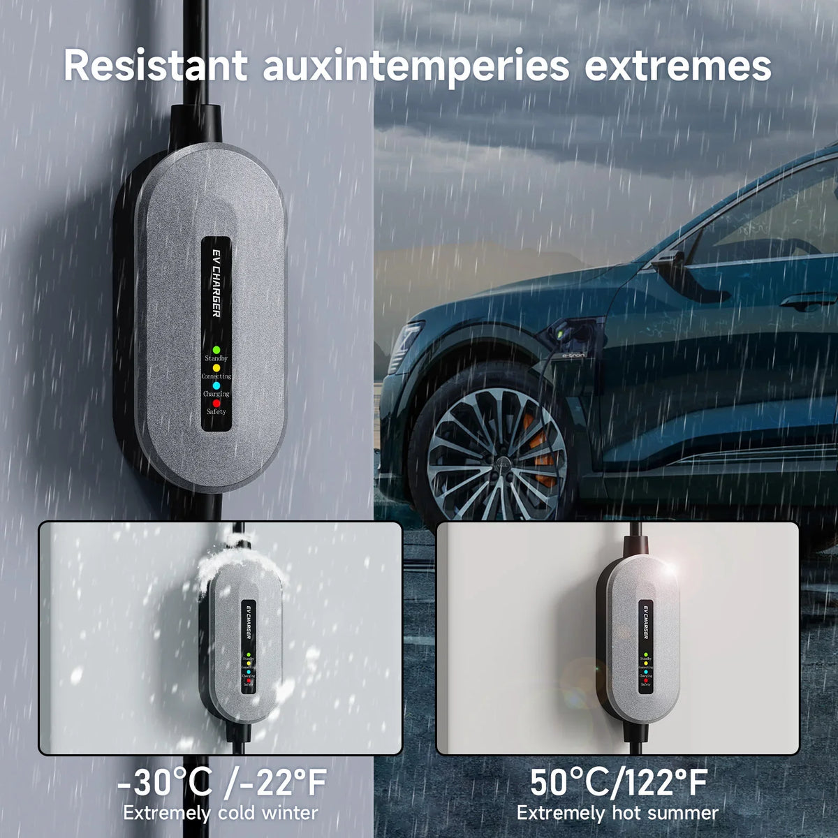 AFEEV 3.5KW EV Charger  Type 2 Portable Charger GB/T 16A 1Phase Type 1 3.5m Wallbox Charging Station for Electric Car Charger