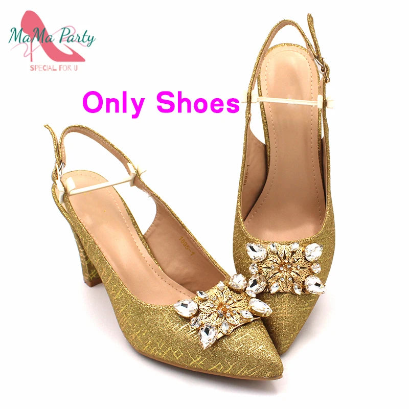 The US for Duty Free  Specials Design Nigerian Women Shoes Matching Bag Set in Royal Blue Color Italian Ladies Pumps for  Party