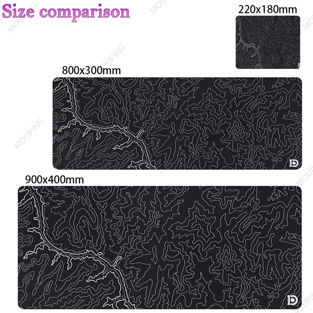 Xxl Mouse Pad Dualshot 2 Black Deskmat Playmat Laptop Anime Gaming Keyboard Rubber Pad on The Table Mouse Mat Pc Carpet