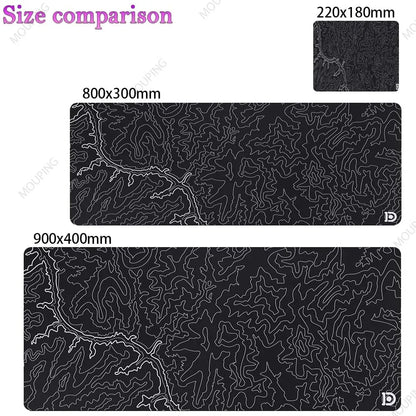 Xxl Mouse Pad Dualshot 2 Black Deskmat Playmat Laptop Anime Gaming Keyboard Rubber Pad on The Table Mouse Mat Pc Carpet