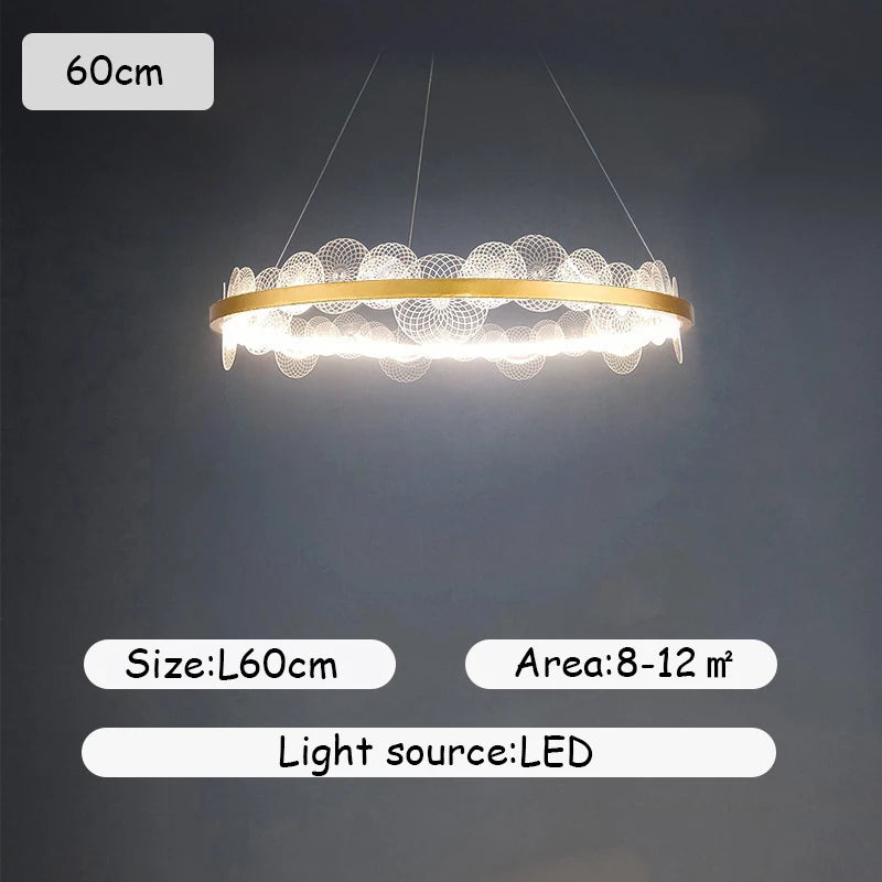 Modern Luxury Lustre Crystal Chandelier Living Room Ceiling Lights Dining Room LED Chandeliers Villa Gold Crystal Pendant Lamp