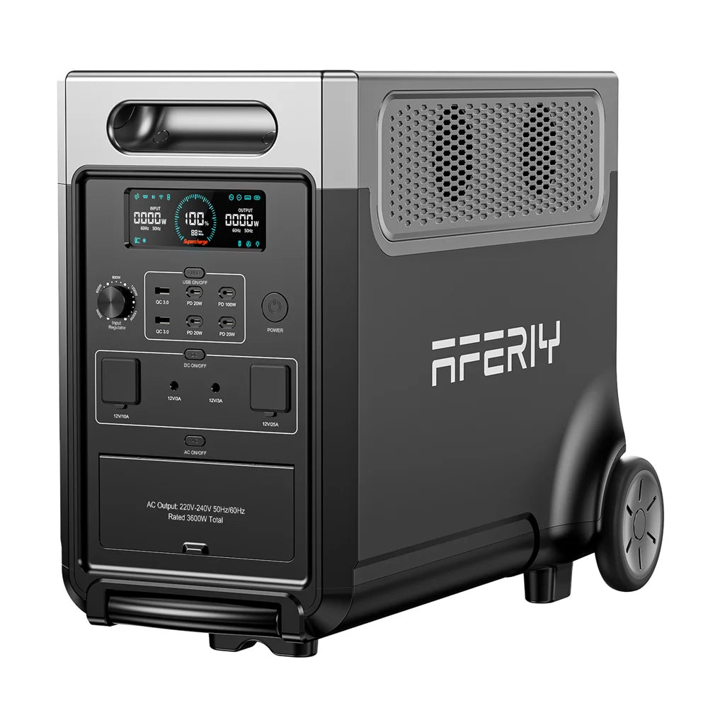 11520Wh Portable Power Station Solar Generator Home Emergency Backup Battery