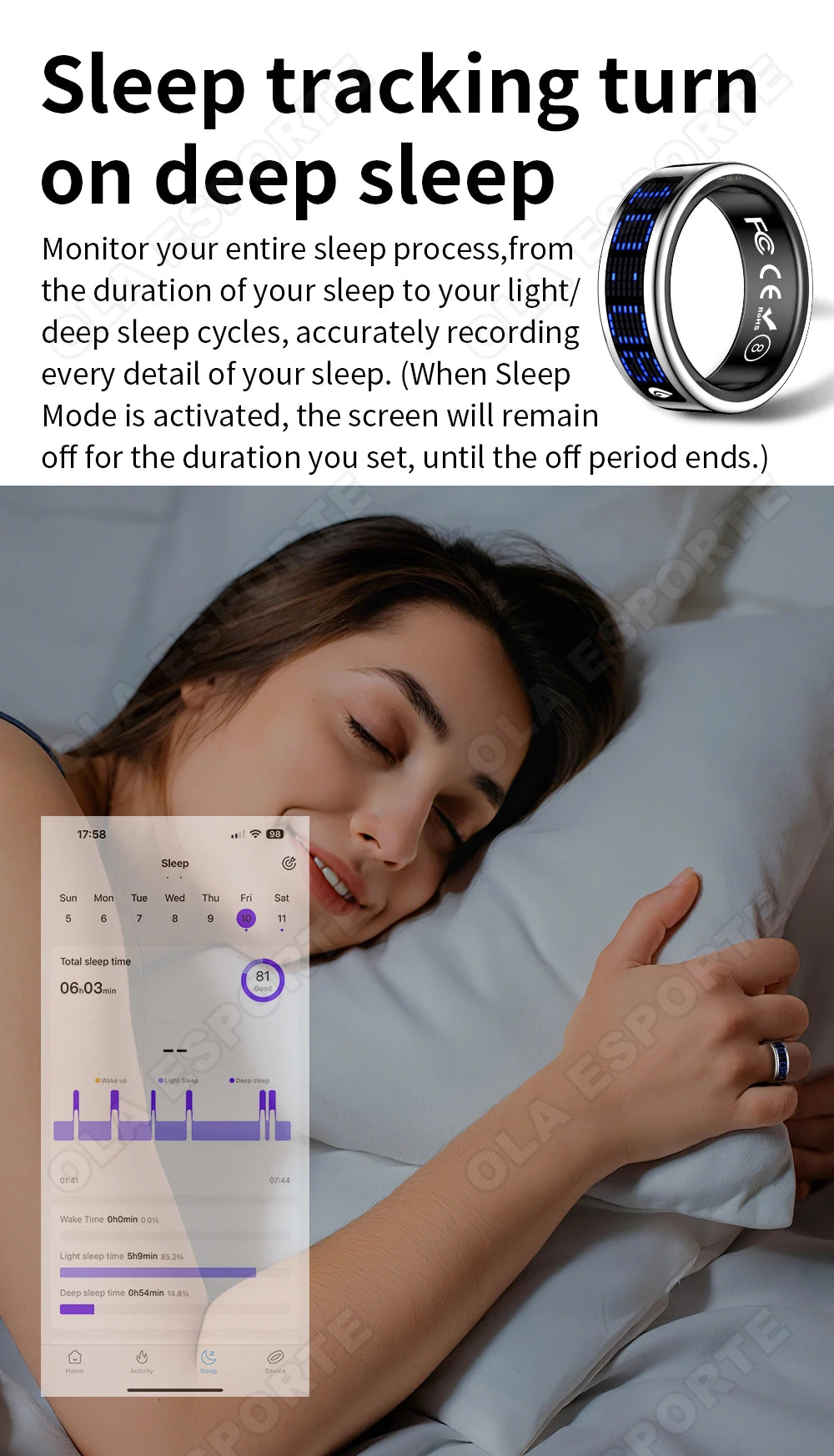 2026 Smart Ring with Touch Display Screen, Wireless Charging, Health Manager, 5 ATM Waterproof For Men Women Smart Rings R12 R08