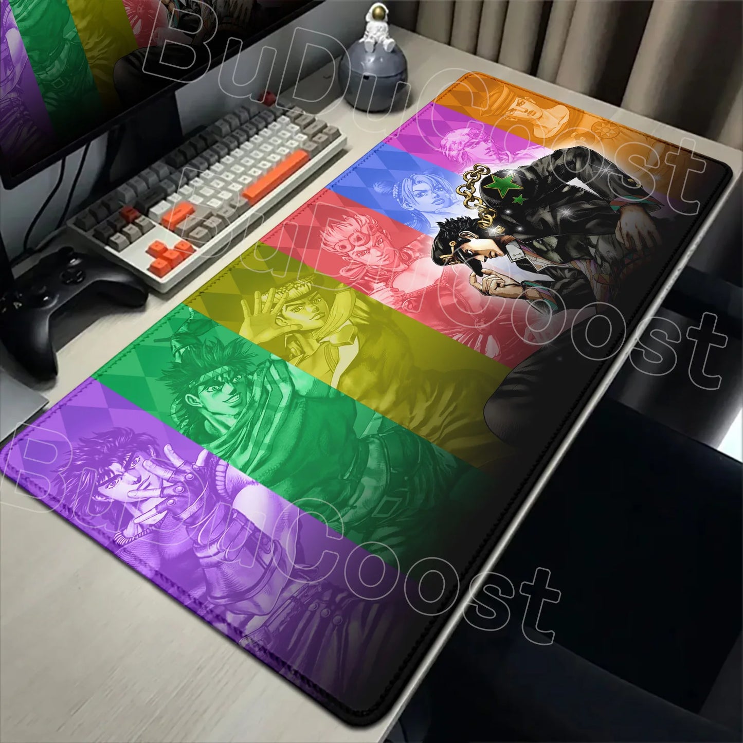 HD J-Jojo B-Bizarre A-Adventure Mouse Pad Gaming 900×400mm Mousepad Xxl Mouse Mat Offices Accessories Keyboard Pad Computer Desk