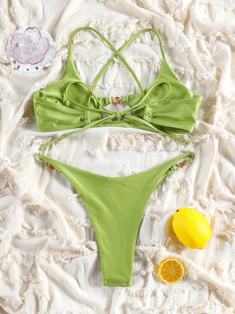 Rinabe Black Bikinis For Women Push Up Sexy Swimsuits Hollow Out Swimwear 2026 Bathing Suits Solid Bikini Set Summer Beachwear