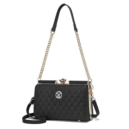 New Women Handbags Fashion Embossed Craftsmanship Portable Shoulder Bag Top-handle Diamond Ladies Bag Wedding Party Bags