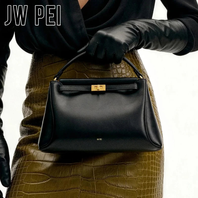 JW PEI Carmen Women Top Handle Handbag Luxury Style Small Shoulder Bag Fashion Crossbody Purse Elegant Minimalist Tote Bag Designer Inspired Handbag for Women