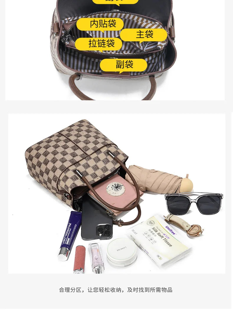 2026 New Fashion Women's Bag High Quality Versatile Retro Bucket Bag Designer Luxury Handbag Trend Ladies Shoulder Crossbody Bag