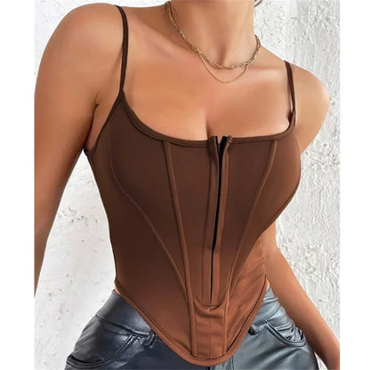 Sexy Summer Cropped Shirt Women Corset Camis Club Shaper Ladies Crop Tops Ropa Blusas Tank Top Woman Clothing Camiseta Mujer