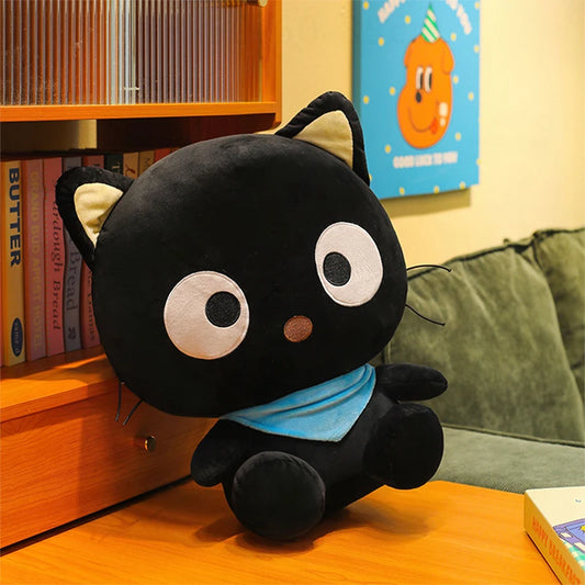 New Kawaii Chococat Plush Toy Sanrio Chocolate Cat Stuffed Animal Cute Kids Birthday Xmas Gift for Children Soft Doll Wholesale
