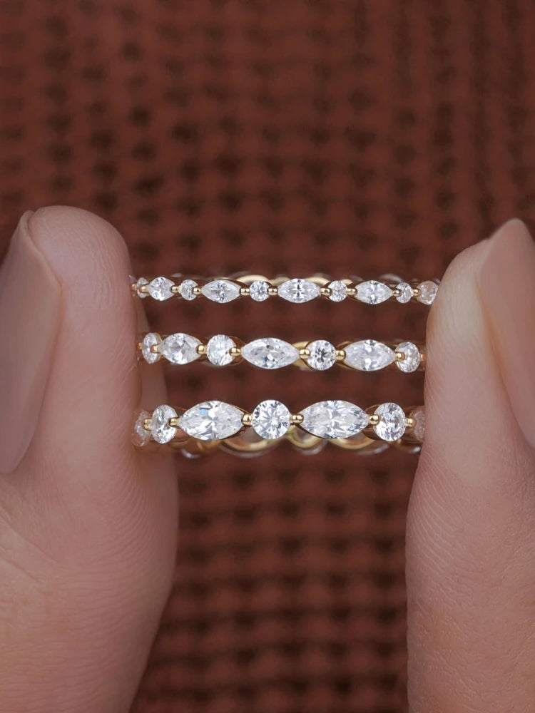 925 Sterling Silver Simplicity Classic Zircon Bead Ring For Women Engagement Wedding Luxury Fashion High Quality Fine Jewelry